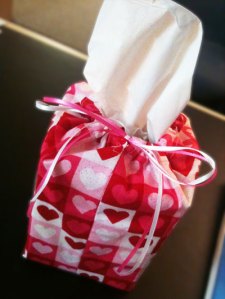 Valentine's Day Tissue Box Cover