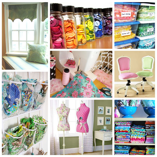 Craft Sewing Space Inspiration Board