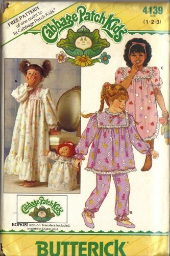 Vintage Cabbage Patch Nightgown Pattern