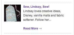 Featured Sewing Blog