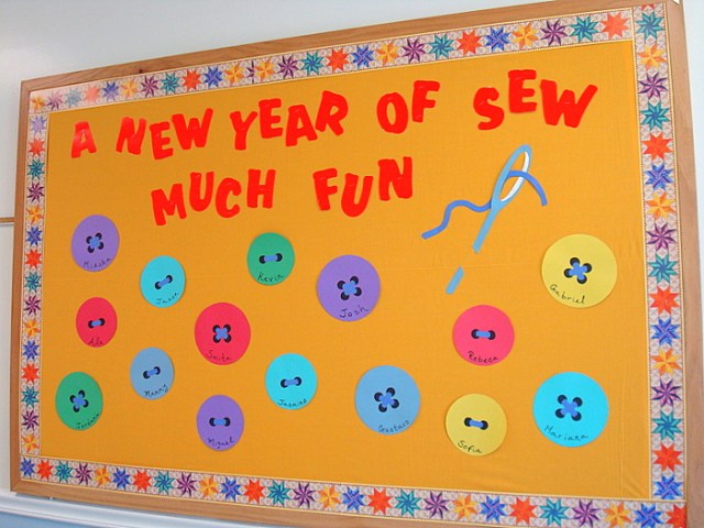 Sewing Bulletin Board