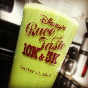 My first green monster smoothie My first green monster smoothie