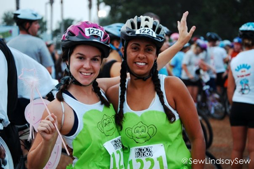 Throwback photo! Back in 2008, getting ready to run (and bike) in the Muddy Buddy race with my roommate Tracy - the roommate who inspired me to run in the first place!