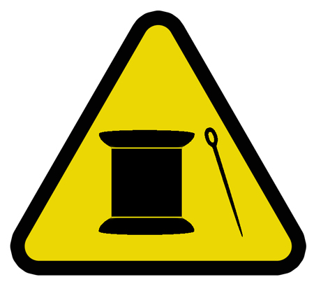 Sewing Hazard Ahead