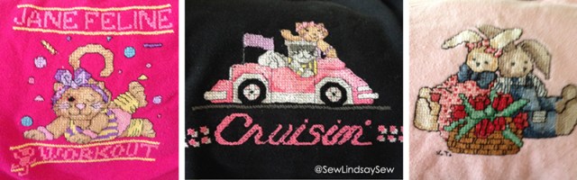 Katie's Cross Stitch Sweatshirts